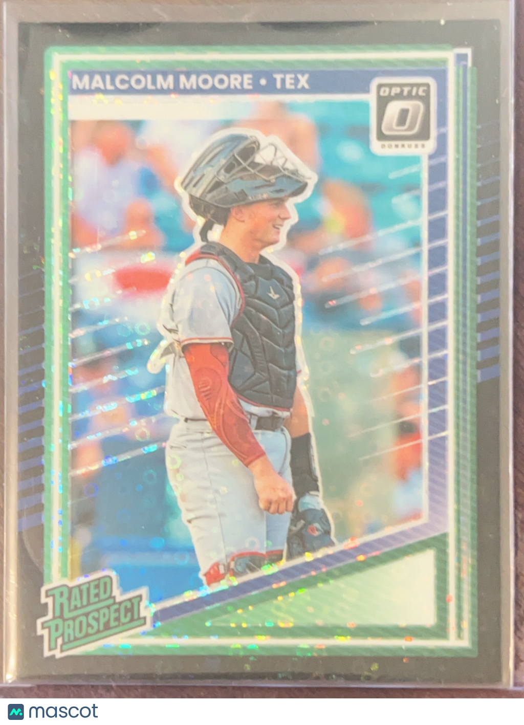 2025 Panini Donruss Optic Prizm Malcolm Moore #124 Black Disco