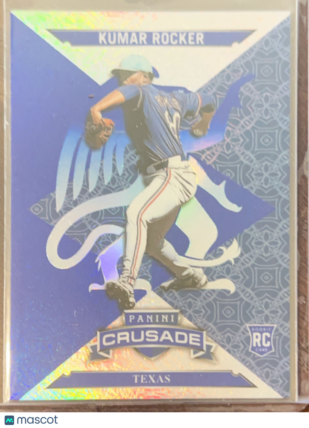 2025 Panini Crusade Baseball Kumar Rocker #31 Blue Prizm RC