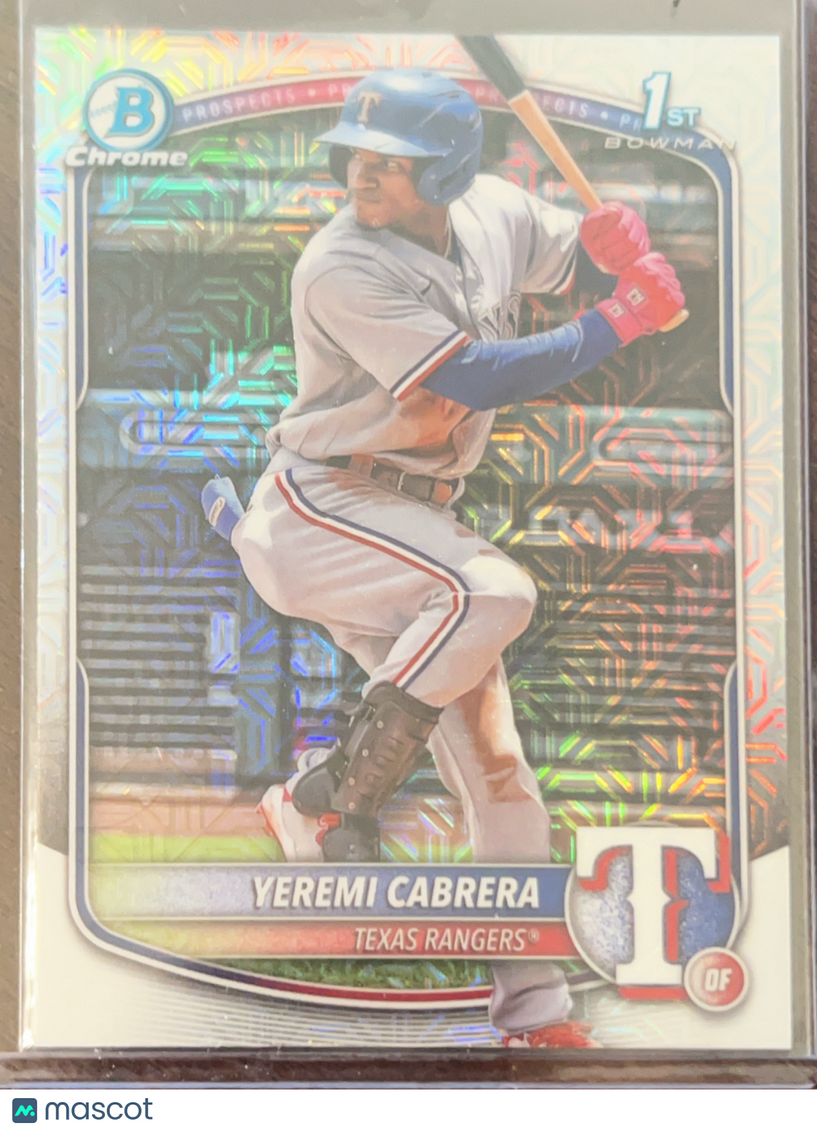 2025 Bowman Chrome Yeremi Cabrera #BCP-146 Mojo Refractor
