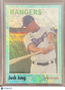 2024 Topps Heritage Josh Jung #107 Aqua Sparkle Foilboard /75