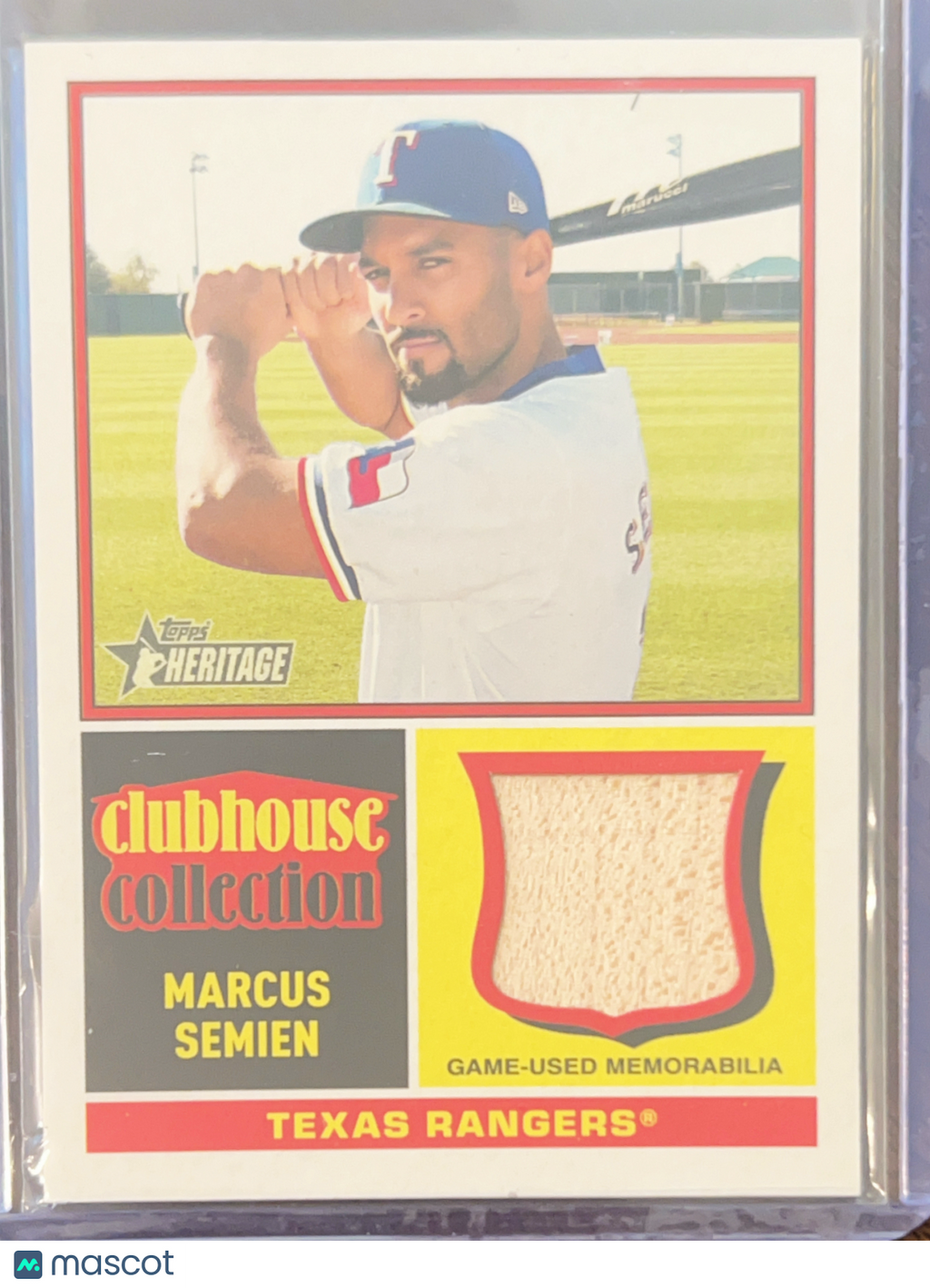 2025 Topps Heritage Clubhouse Collection Marcus Semien #CCR-MS