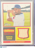 2025 Topps Heritage Clubhouse Collection Marcus Semien #CCR-MS