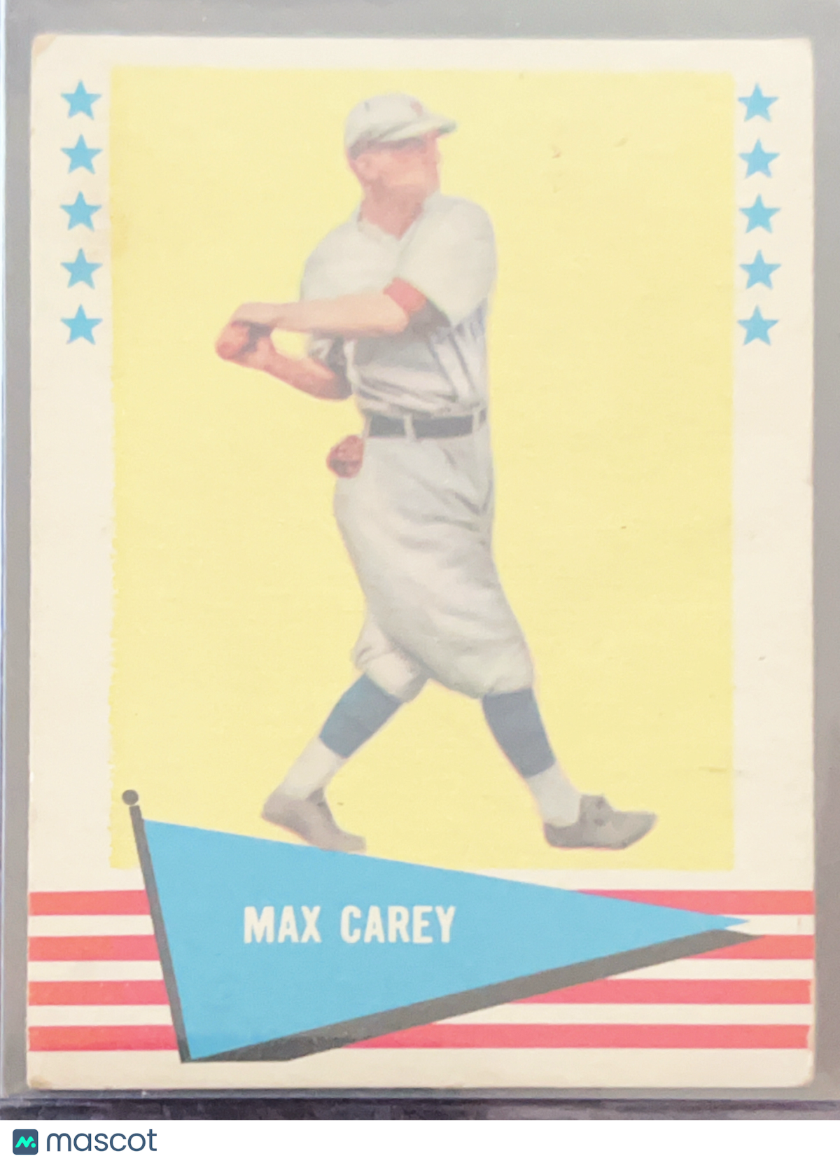 1961 Fleer Baseball Greats Max Carey #12