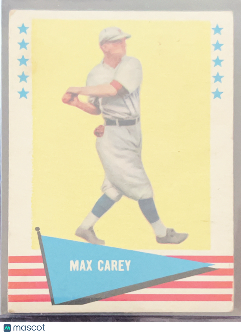 1961 Fleer Baseball Greats Max Carey #12