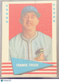 1961 Fleer Baseball Greats Frankie Frisch #30