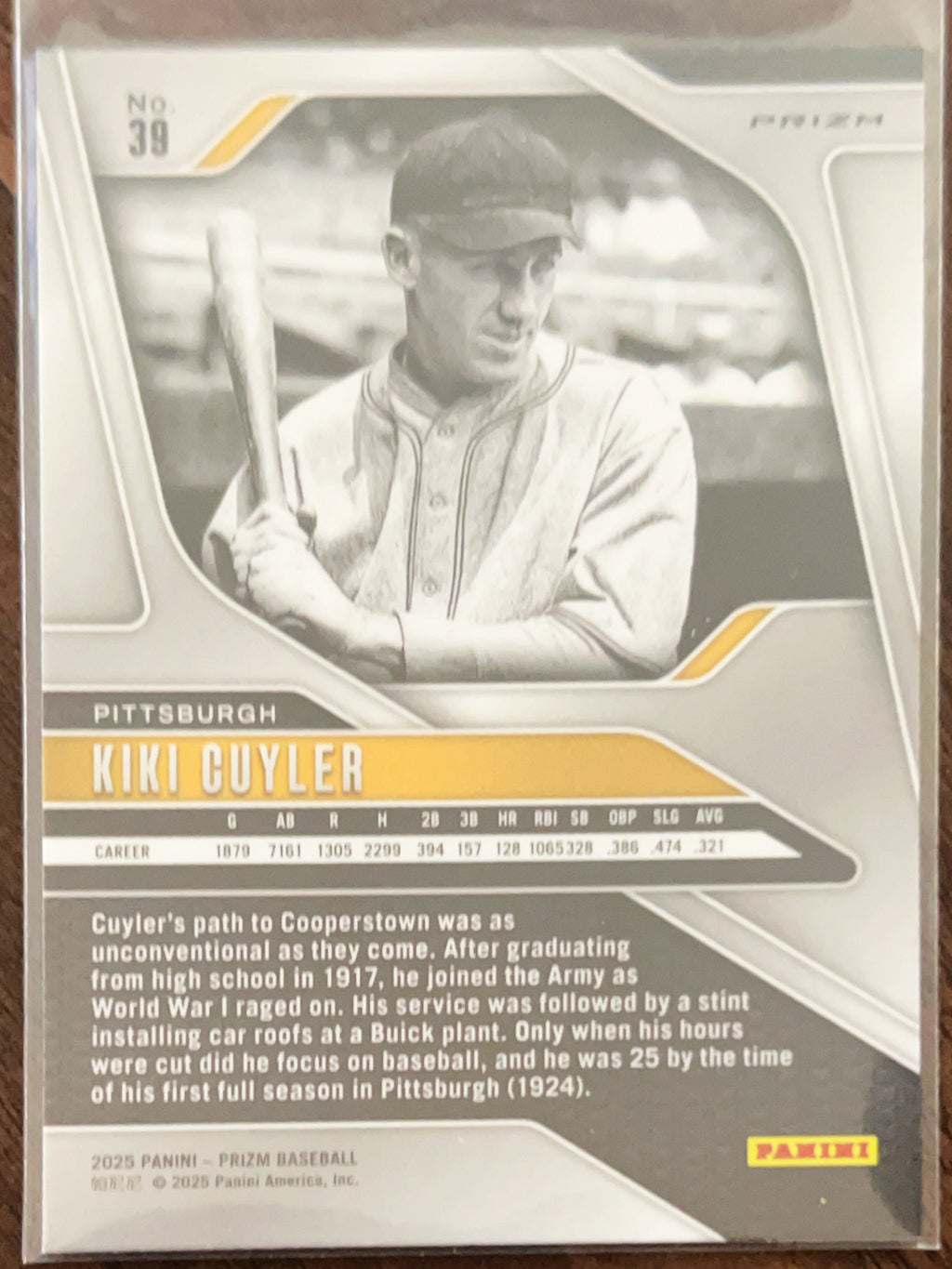 2025 Panini Prizm Baseball Kiki Cuyler #39 Pink Ice