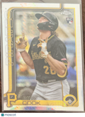 2025 Topps Chrome Update Billy Cook #273 Prsim RC