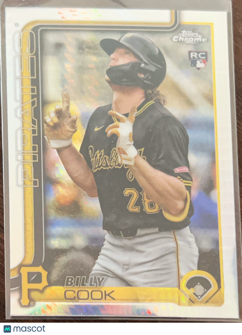 2025 Topps Chrome Update Billy Cook #273 Prsim RC