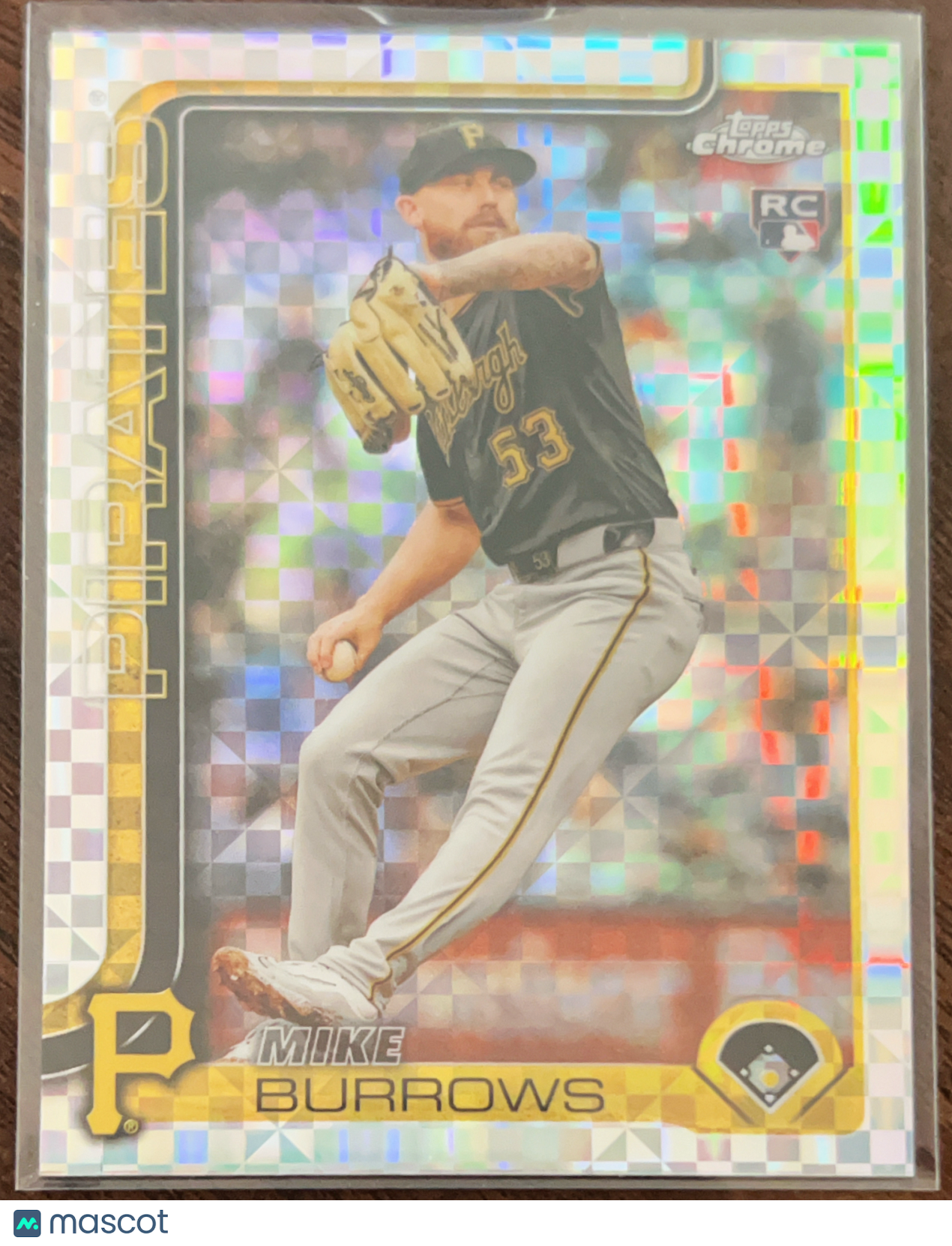2024 Topps Chrome Mike Burrows #78 X-Fractor RC