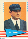 1961 Fleer Baseball Greats Billy Evans #22