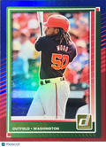 2025 Panini Donruss Baseball James Wood #41 Blue Holo