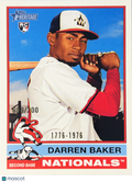 2025 Topps Heritage Darren Baker #301 /200 RC