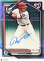 2024 Bowman Chrome Randal Diaz #CPA-RD Refractor /499 1st Bowman
