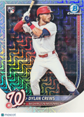 2025 Bowman Chrome Dylan Crews #42 Mega Box Mojo Refractor RC