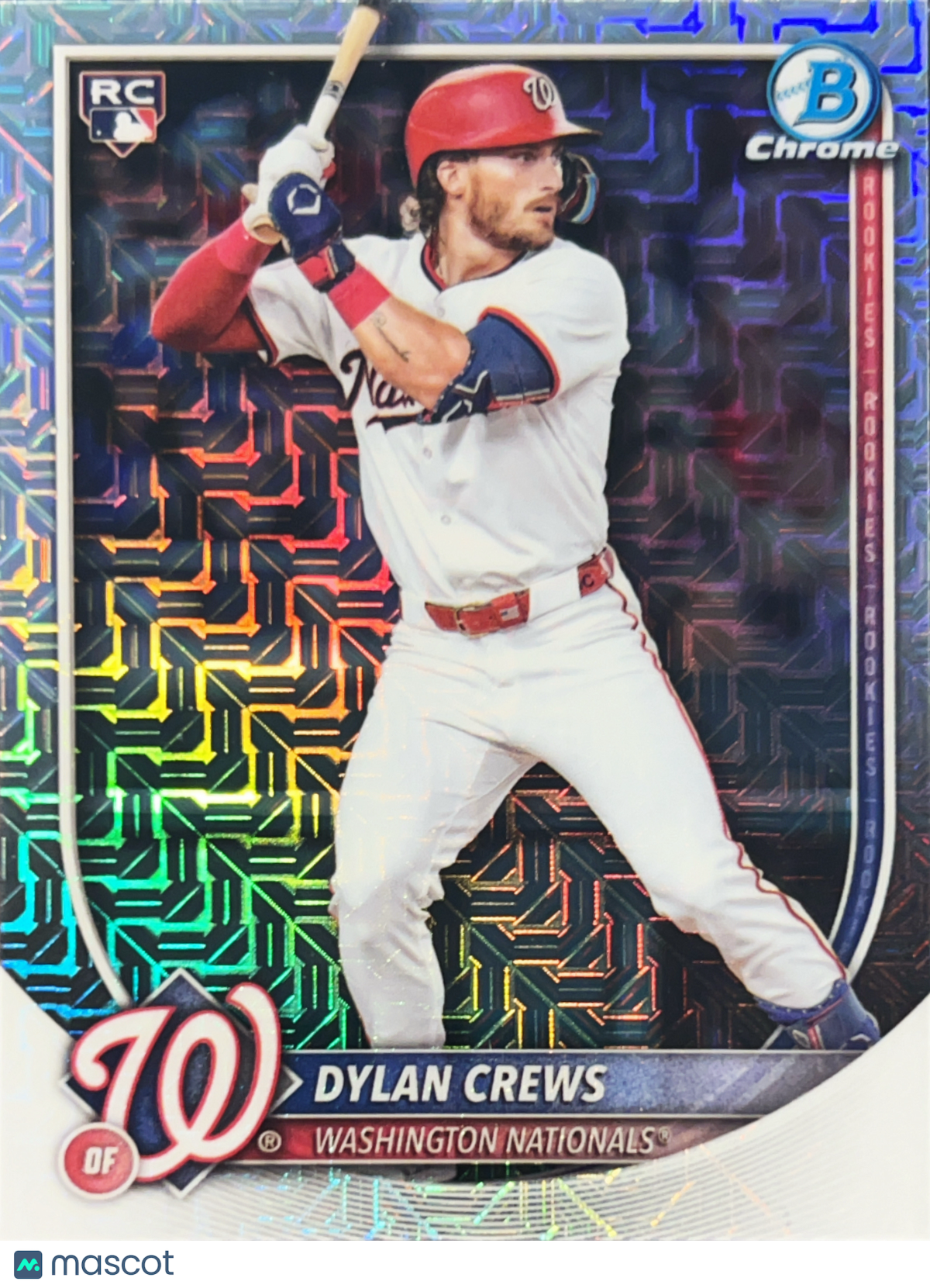 2025 Bowman Chrome Dylan Crews #42 Mega Box Mojo Refractor RC