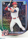 2025 Topps Bowman Chrome Dylan Crews #42 Mojo Refractor RC