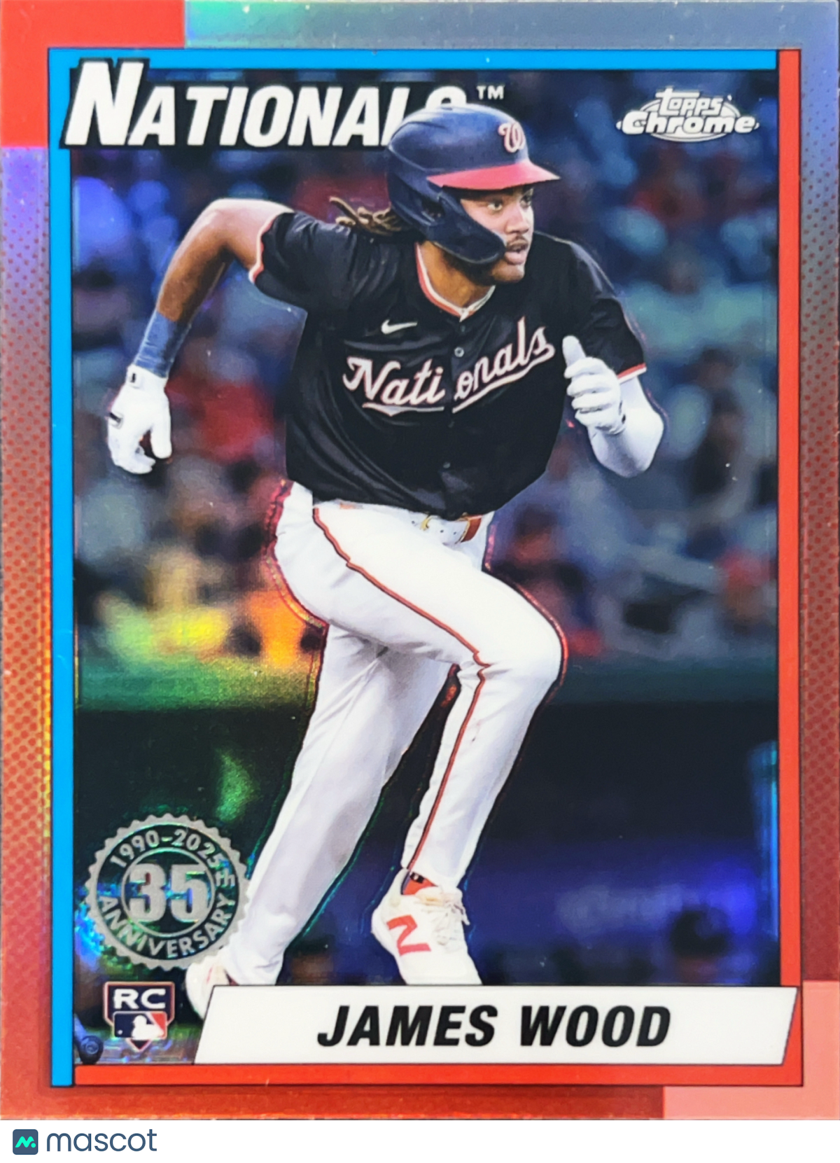 2025 Topps Chrome James Wood #90CB-15 RC