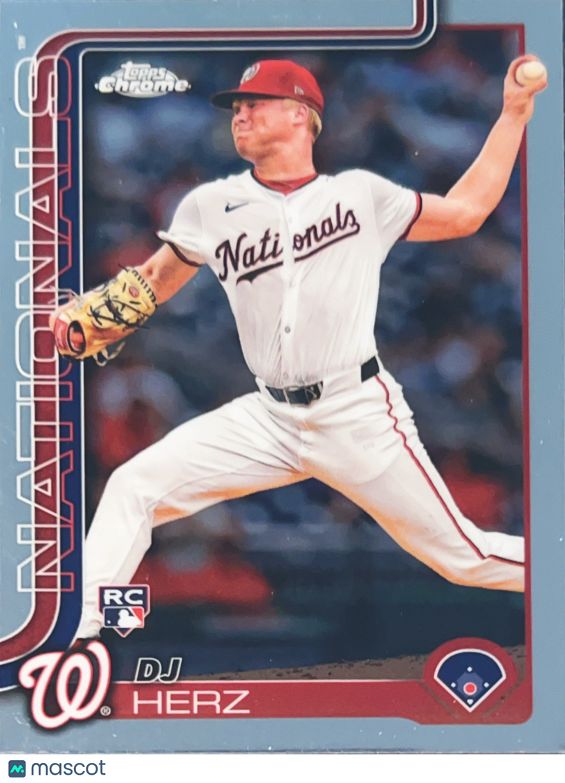 2025 Topps Chrome DJ Herz #270 RC