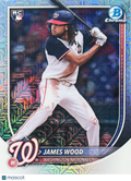 2025 Bowman Chrome James Wood #29 Mega Box Mojo Refractor RC