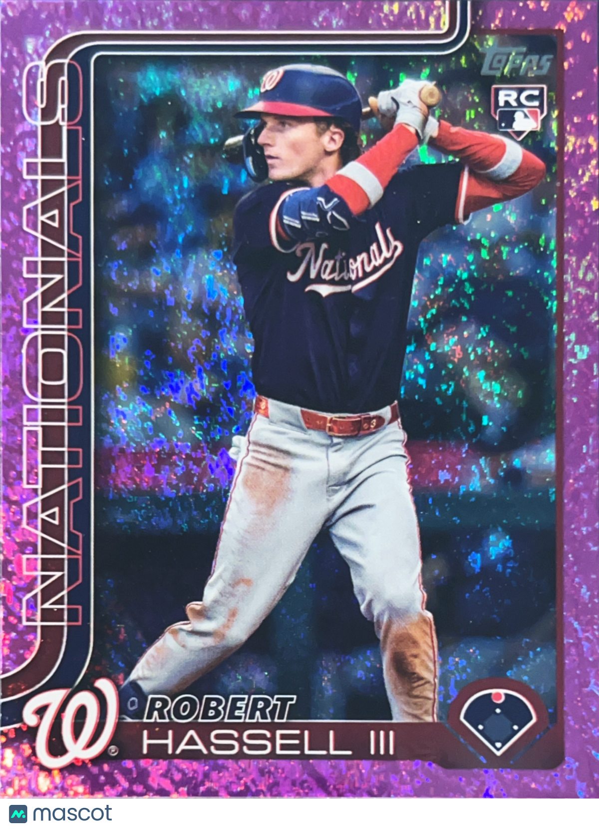 2023 Topps Update Series Robert Hassell III #US109 Purple Foilboard RC