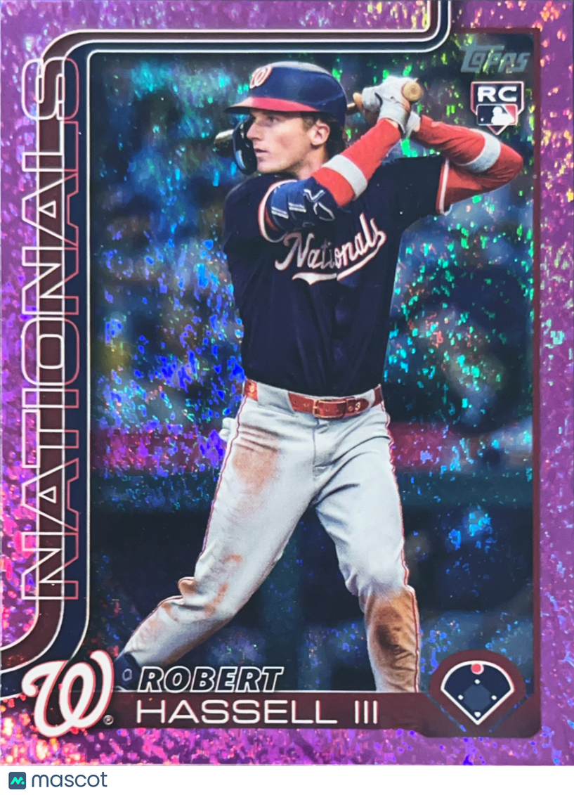 2023 Topps Update Series Robert Hassell III #US109 Purple Foilboard RC