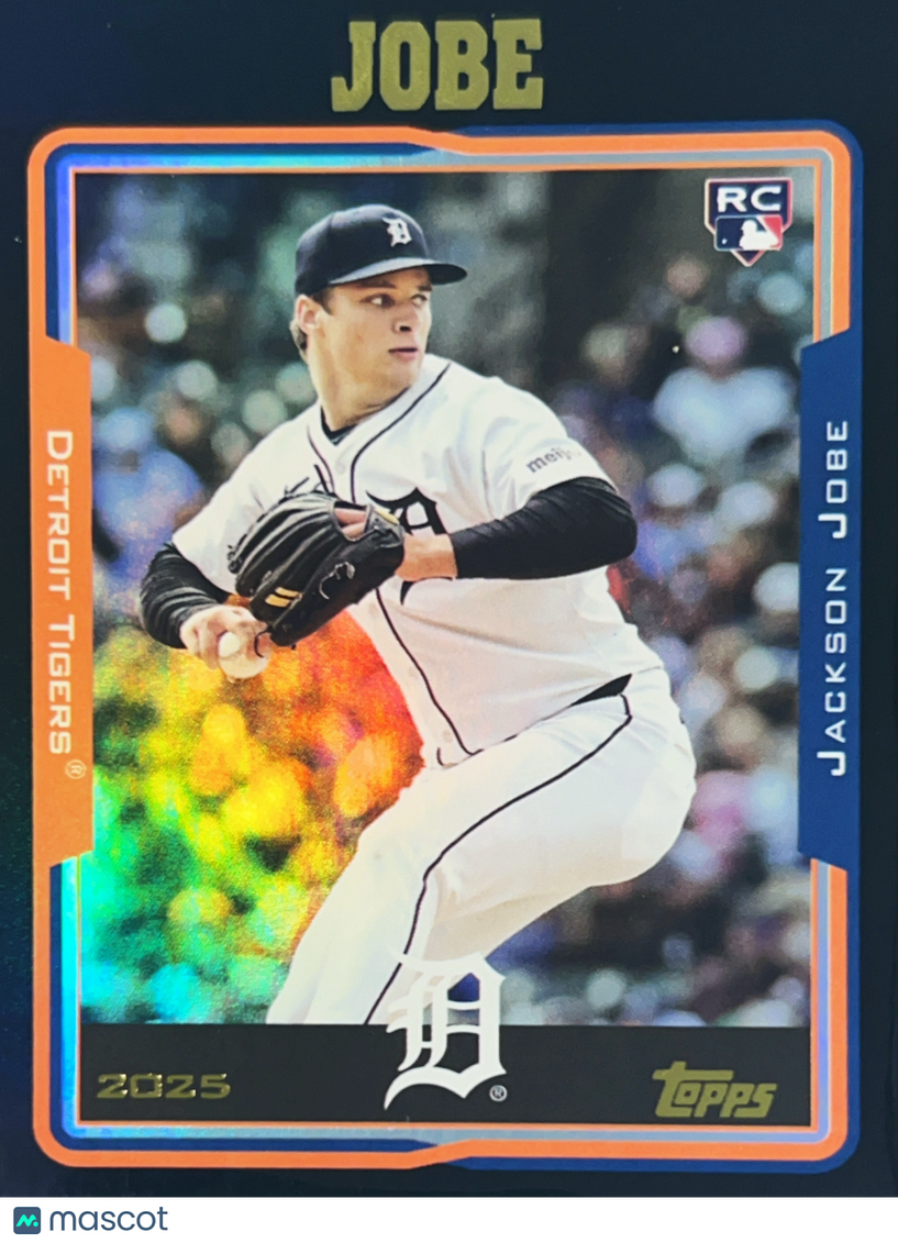 2025 Topps Jackson Jobe #265 Rainbow Foil RC