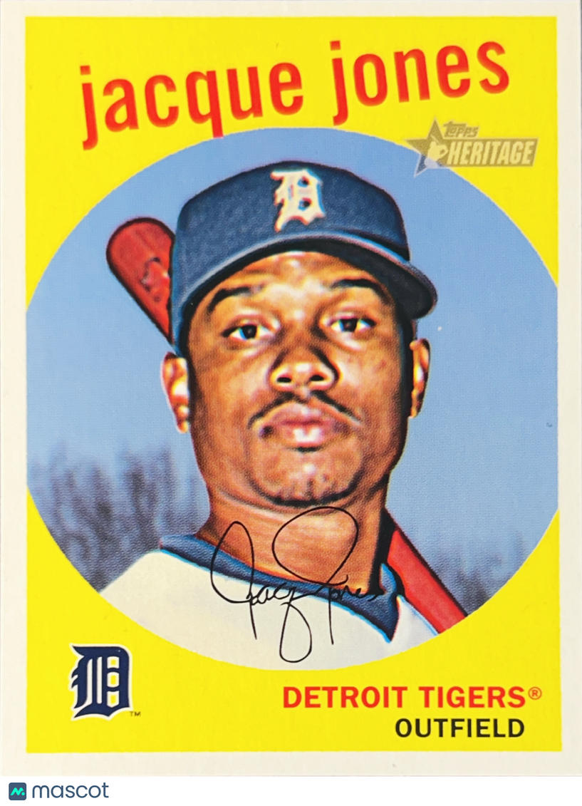 2008 Topps Heritage #315 Jacque Jones SP Detroit Tigers