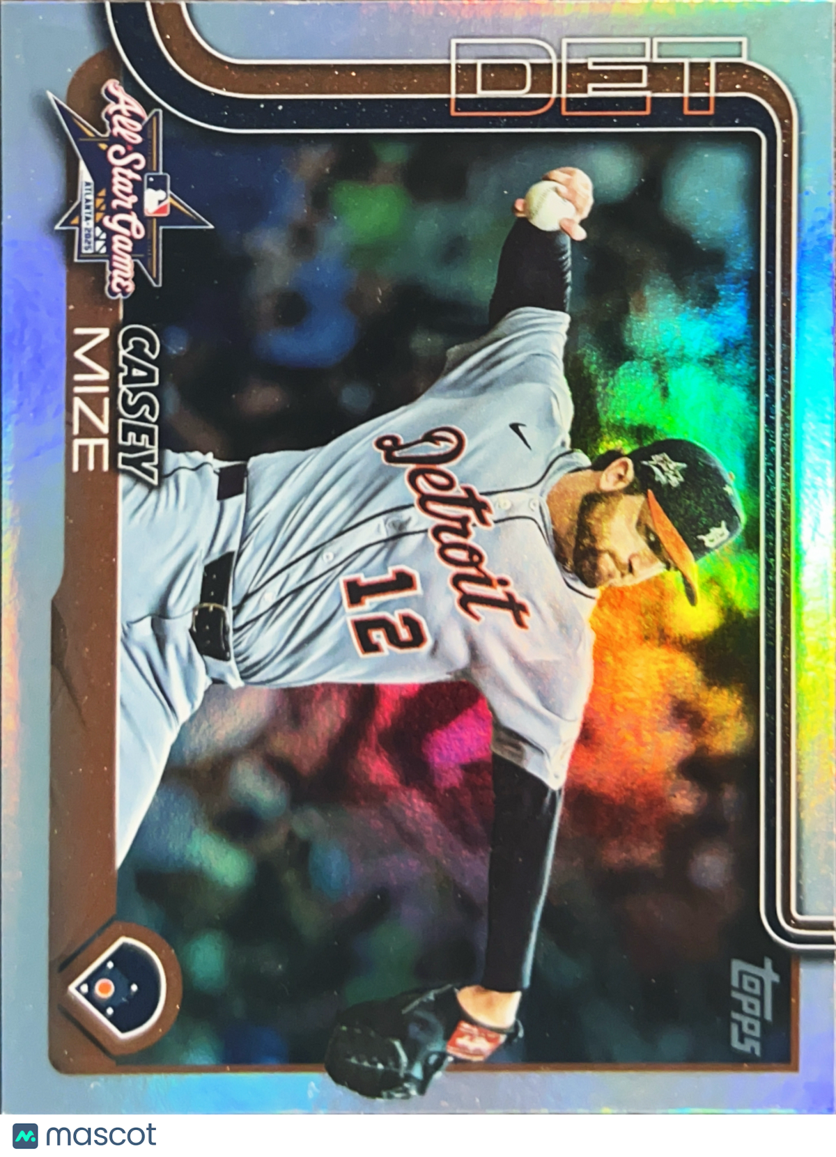 2025 Topps Update Series Casey Mize #ASG-35 Rainbow Foil