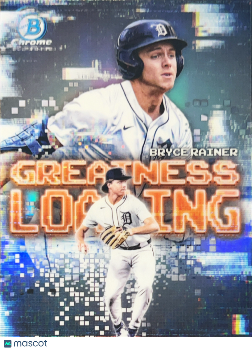 2025 Bowman Chrome Greatness Loading Bryce Rainer #GL-5