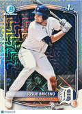 2025 Bowman Chrome Josue Briceno #BCP-13 Mojo Refractor