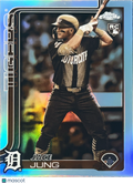 2025 Topps Chrome Jace Jung #225 Refractor RC