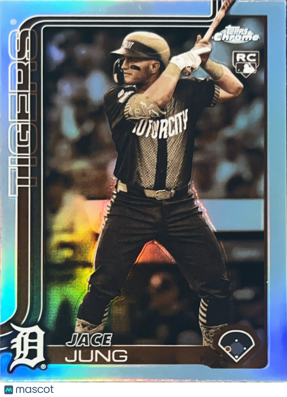 2025 Topps Chrome Jace Jung #225 Refractor RC