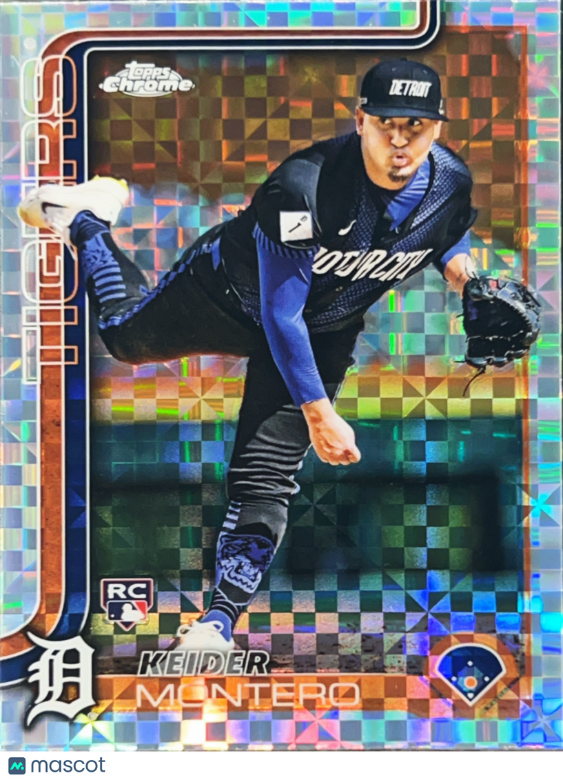 2025 Topps Chrome Keider Montero #7 X-Fractor RC