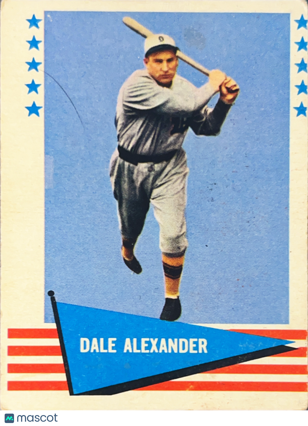 1961 Fleer Baseball Greats Dale Alexander #91