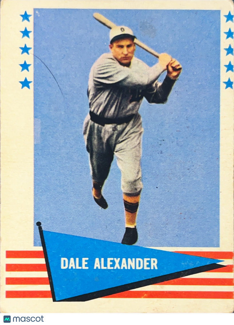 1961 Fleer Baseball Greats Dale Alexander #91