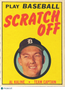 1970 Topps Scratch Offs Al Kaline