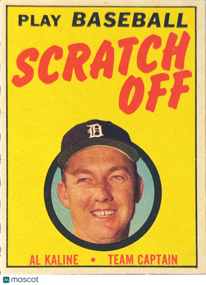 1970 Topps Scratch Offs Al Kaline