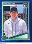 2025 Panini Donruss Optic Prizm Owen Hall #130 Blue Velocity Rated Prospect