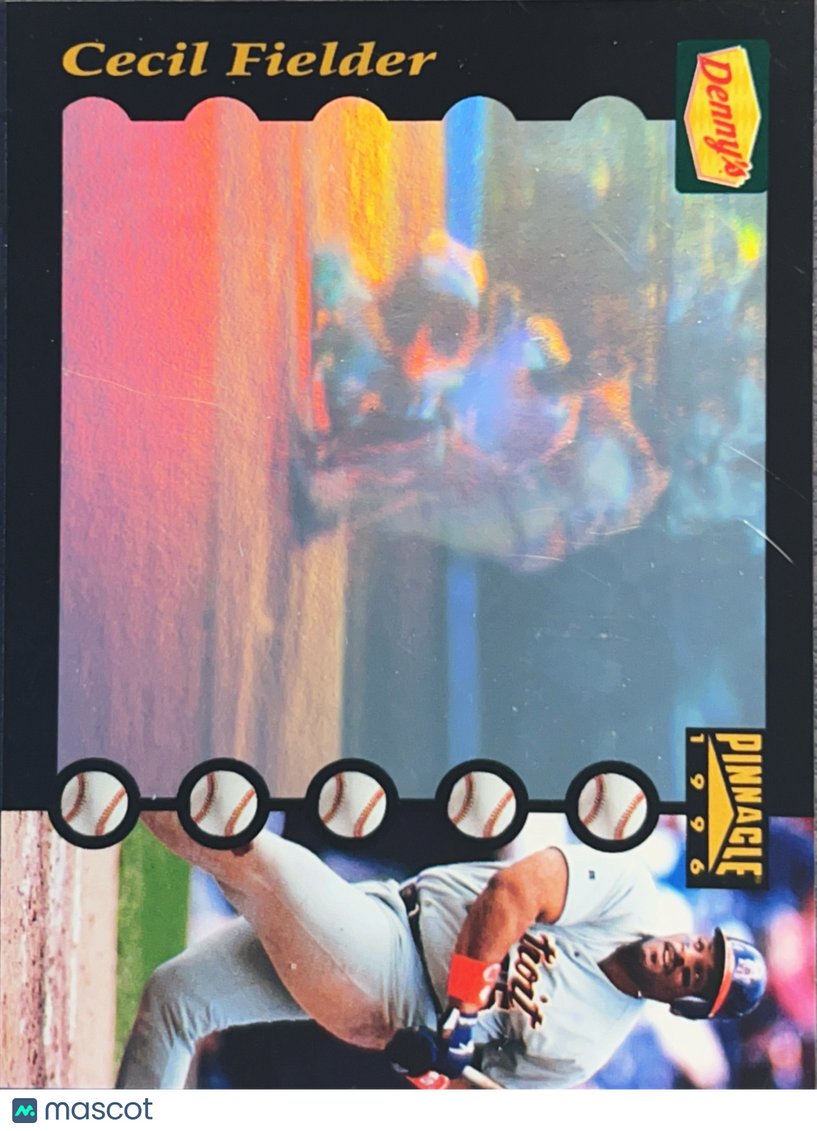 1996 Pinnacle Denny's Hologram Cecil Fielder #18 of 28 Hologram