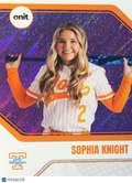 2026 ONIT Tennessee Lady Volunteers Sophia Knight #B-20 Orange Sparkle