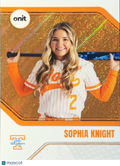 2026 ONIT Tennessee Lady Volunteers Sophia Knight #B-20 Orange Sparkle