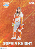2026 ONIT Tennessee Lady Volunteers Softball Sophia Knight #F-7 Orange Sparkle
