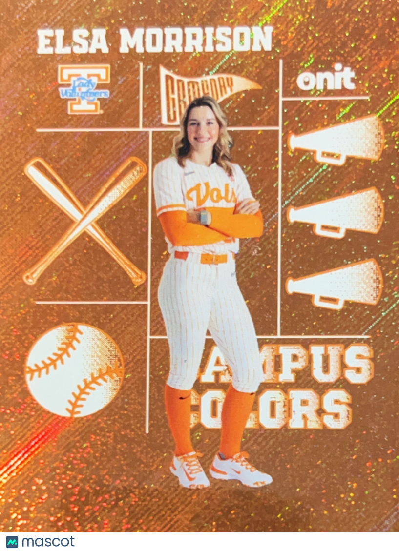 2026 ONIT Campus Colors Elsa Morrison #CC-3 Orange Sparkle
