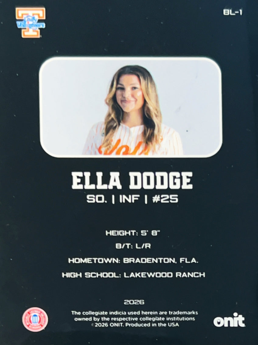 2026 ONIT Blackout Edition Ella Dodge #BL-1