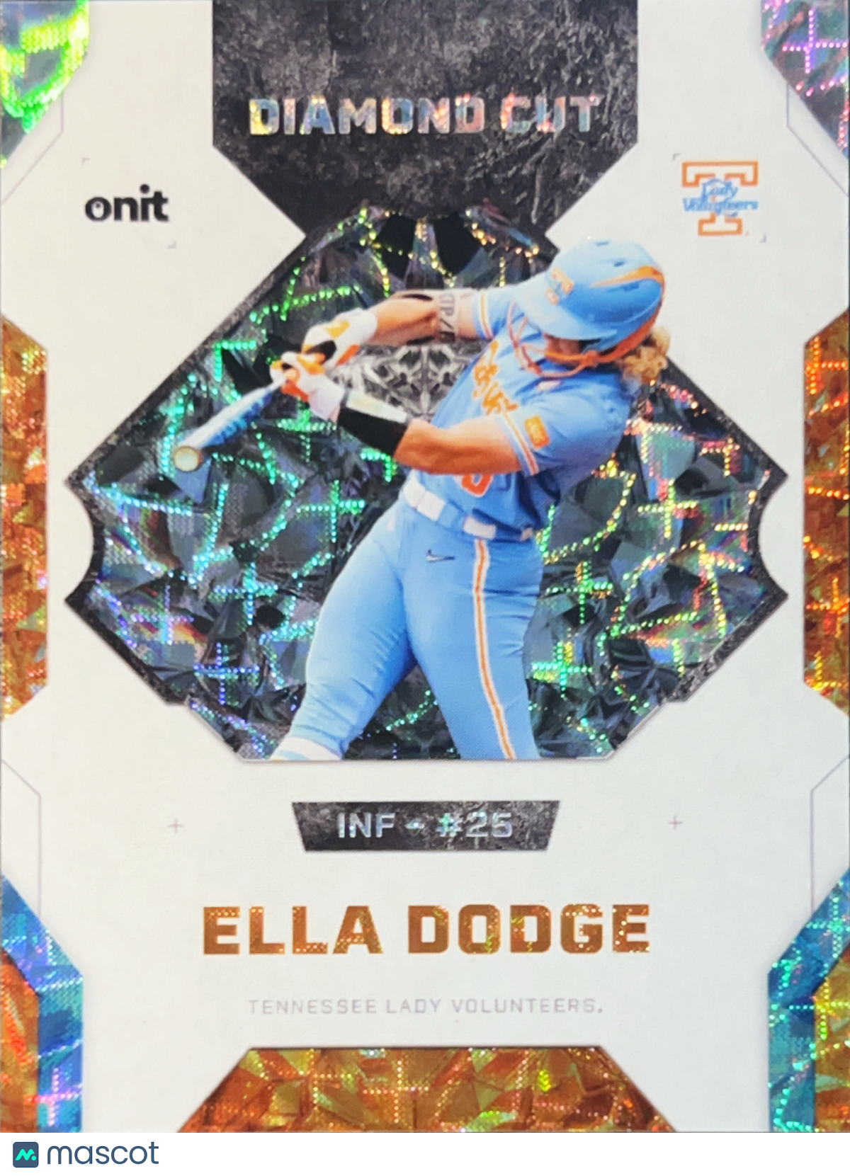 2026 Onit Tennessee Lady Volunteers Diamond Cut Ella Dodge #DC-1