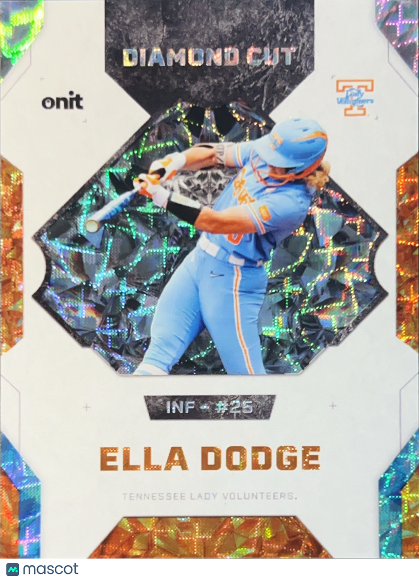 2026 Onit Tennessee Lady Volunteers Diamond Cut Ella Dodge #DC-1