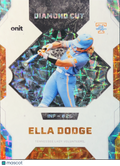 2026 Onit Diamond Cut Ella Dodge #DC-1 Orange Cracked Ice