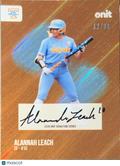 2025 Onit Signature Series Alannah Leach #S-1 Gold /30