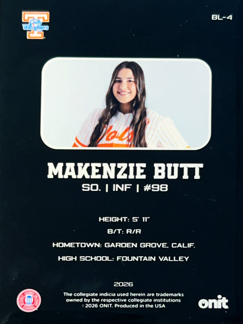 2026 ONIT Athlete Blackout Edition Makenzie Butt #BL-4