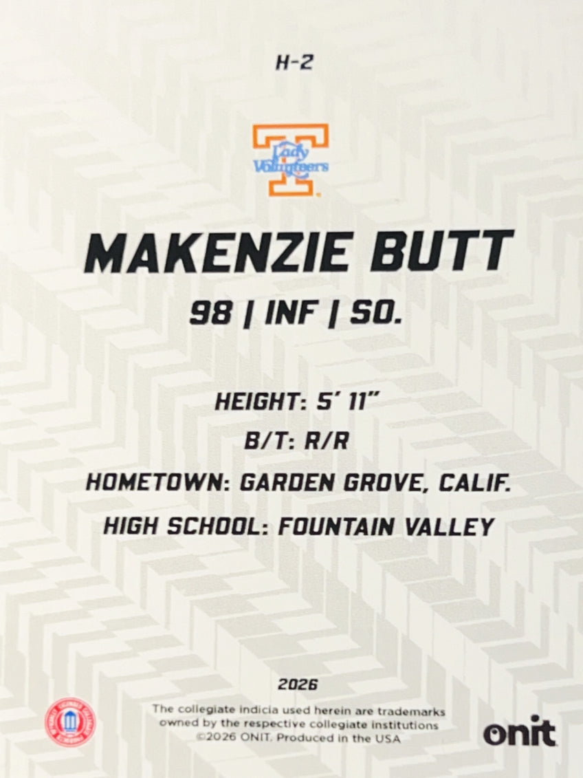 2026 ONIT Hype Makenzie Butt #H-2 Orange
